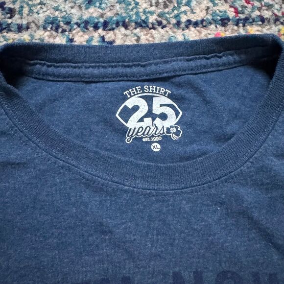 The Shirt 25 Years Men's University of Notre Dame Football TShirt Sz XL Lot of 2 - Picture 8 of 10